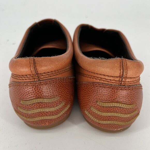 Hogan Square Toe Flats Brown Leather Women’s Size 6.5 - Picture 3 of 11